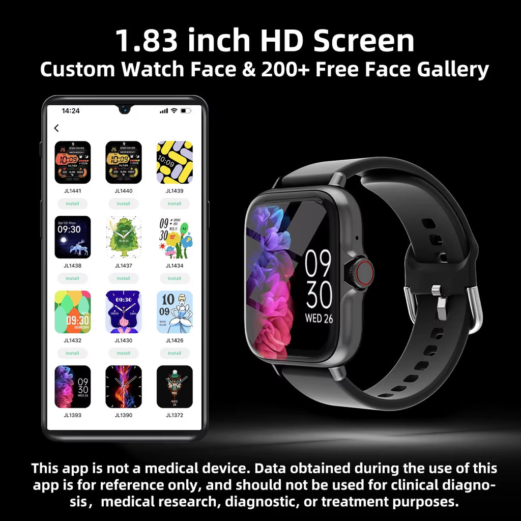 SmartSync Pro™ – Next-Gen Bluetooth Smartwatch for Daily Health &amp; Call